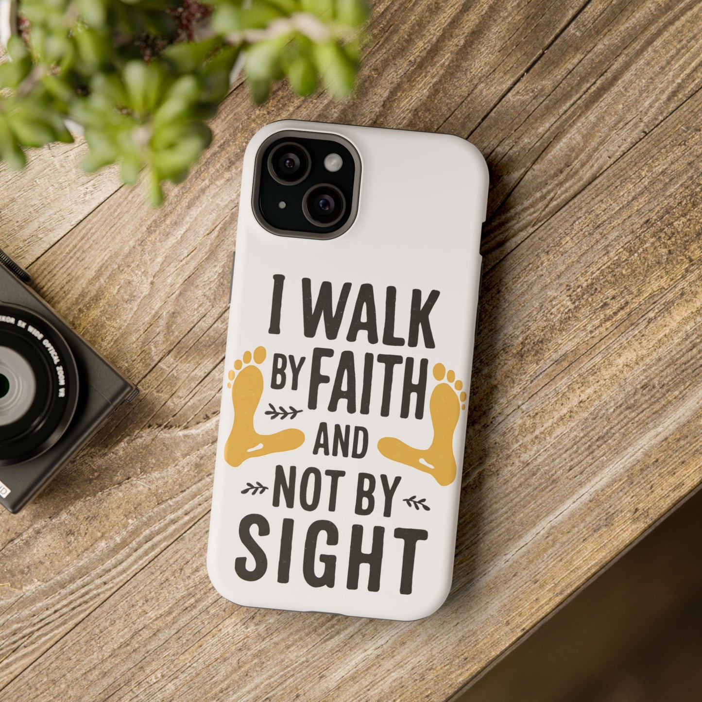 I Walk By Faith And Not By Sight Phone Case - 2 Corinthians 5:7