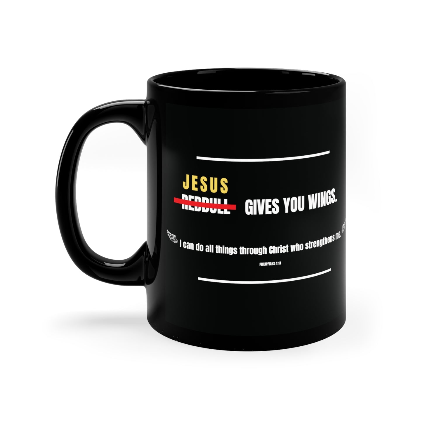 Jesus Gives You Wings Mug