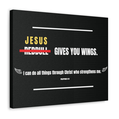 Jesus Gives You Wings Canvas