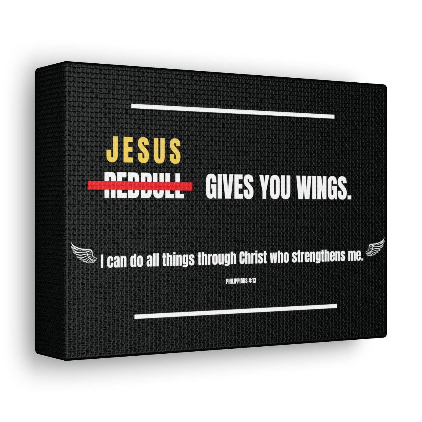 Jesus Gives You Wings Canvas