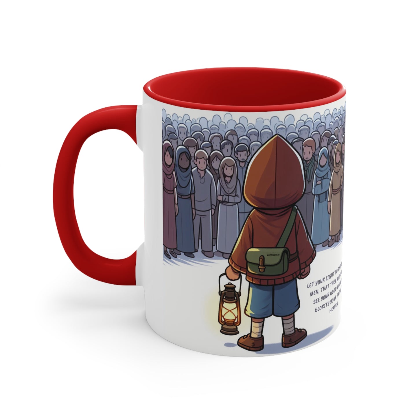 Matthew 5:16 Lantern Accent Mug