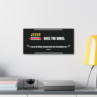 Jesus Gives You Wings Canvas