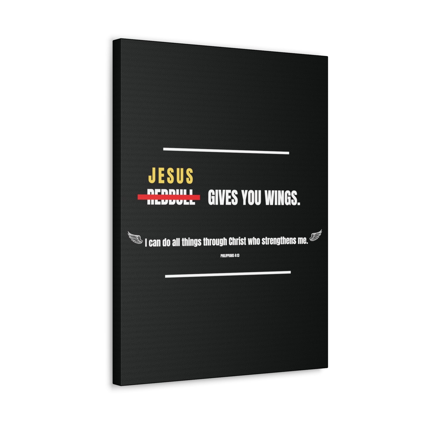 Jesus Gives You Wings Canvas