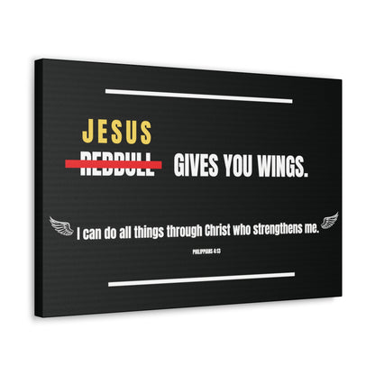 Jesus Gives You Wings Canvas