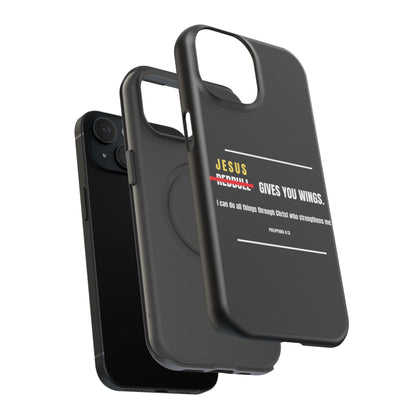 Jesus Gives You Wings Phone Case – Philippians 4:13