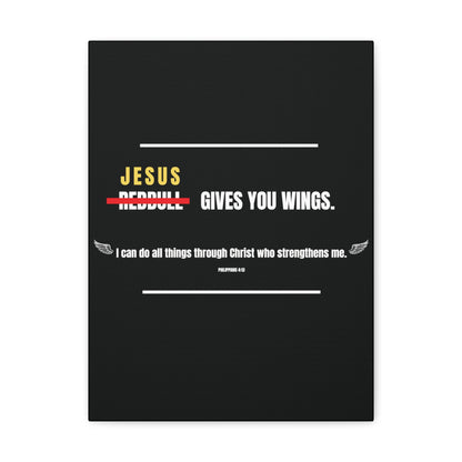 Jesus Gives You Wings Canvas