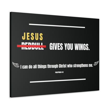 Jesus Gives You Wings Canvas