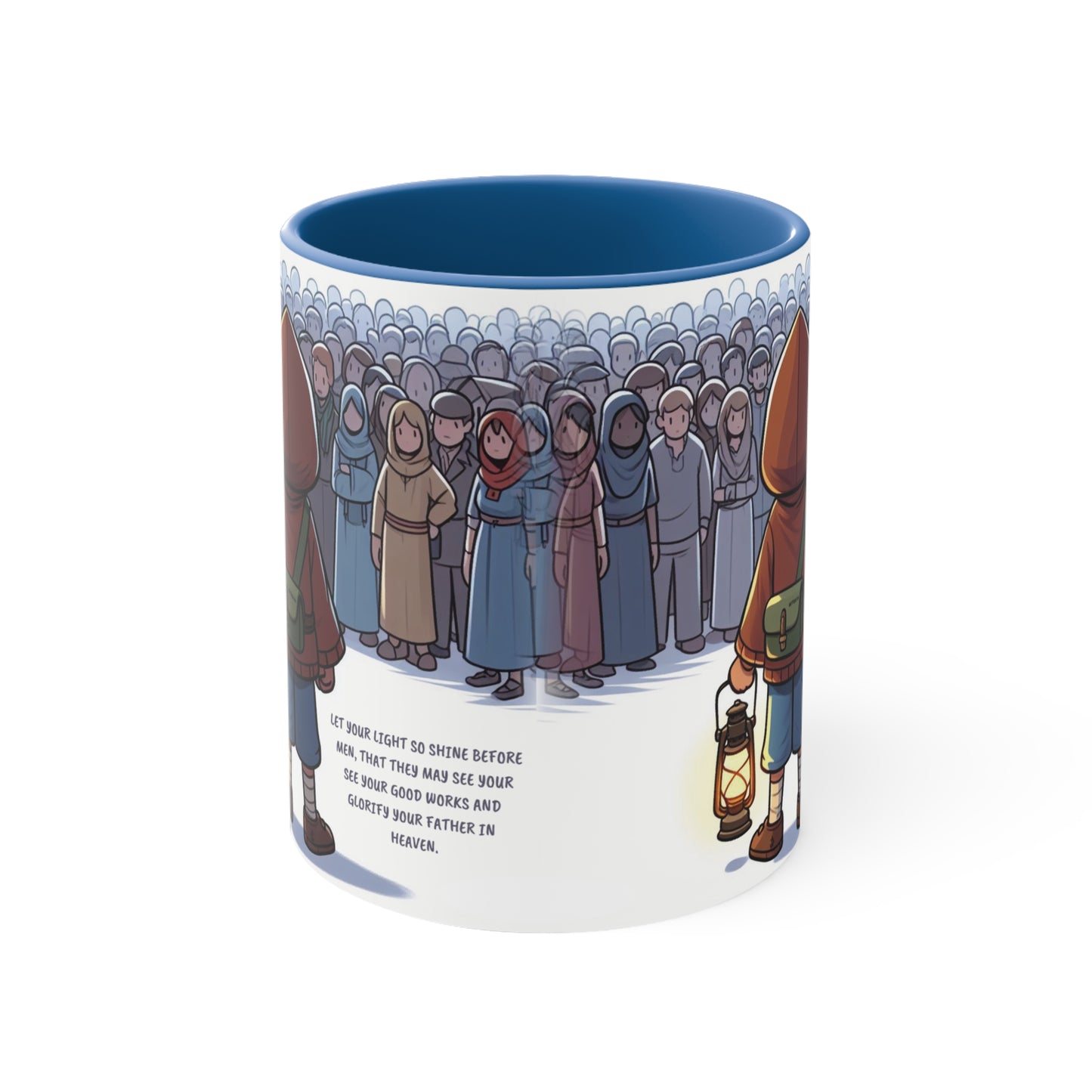 Matthew 5:16 Lantern Accent Mug