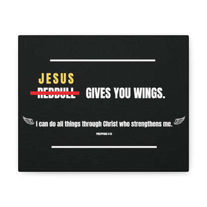 Jesus Gives You Wings Canvas