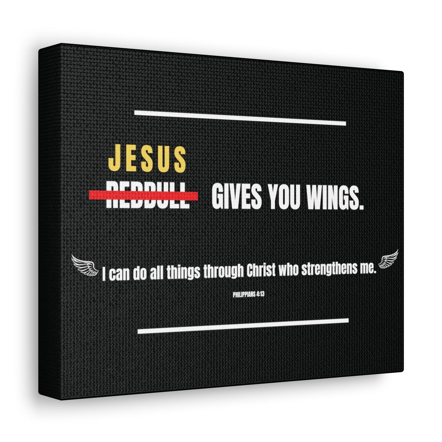 Jesus Gives You Wings Canvas