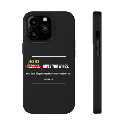 Jesus Gives You Wings Phone Case – Philippians 4:13