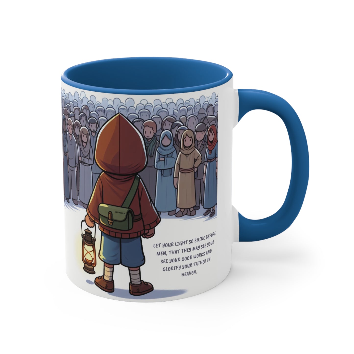 Matthew 5:16 Lantern Accent Mug