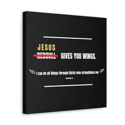 Jesus Gives You Wings Canvas