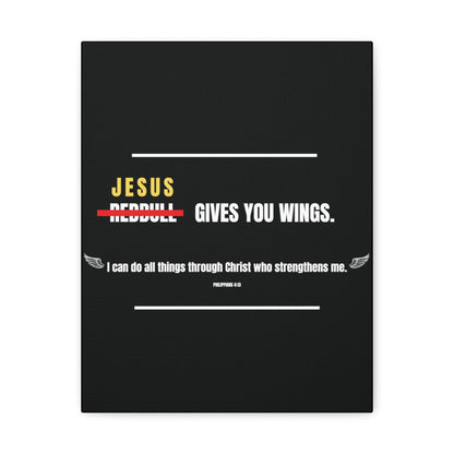 Jesus Gives You Wings Canvas