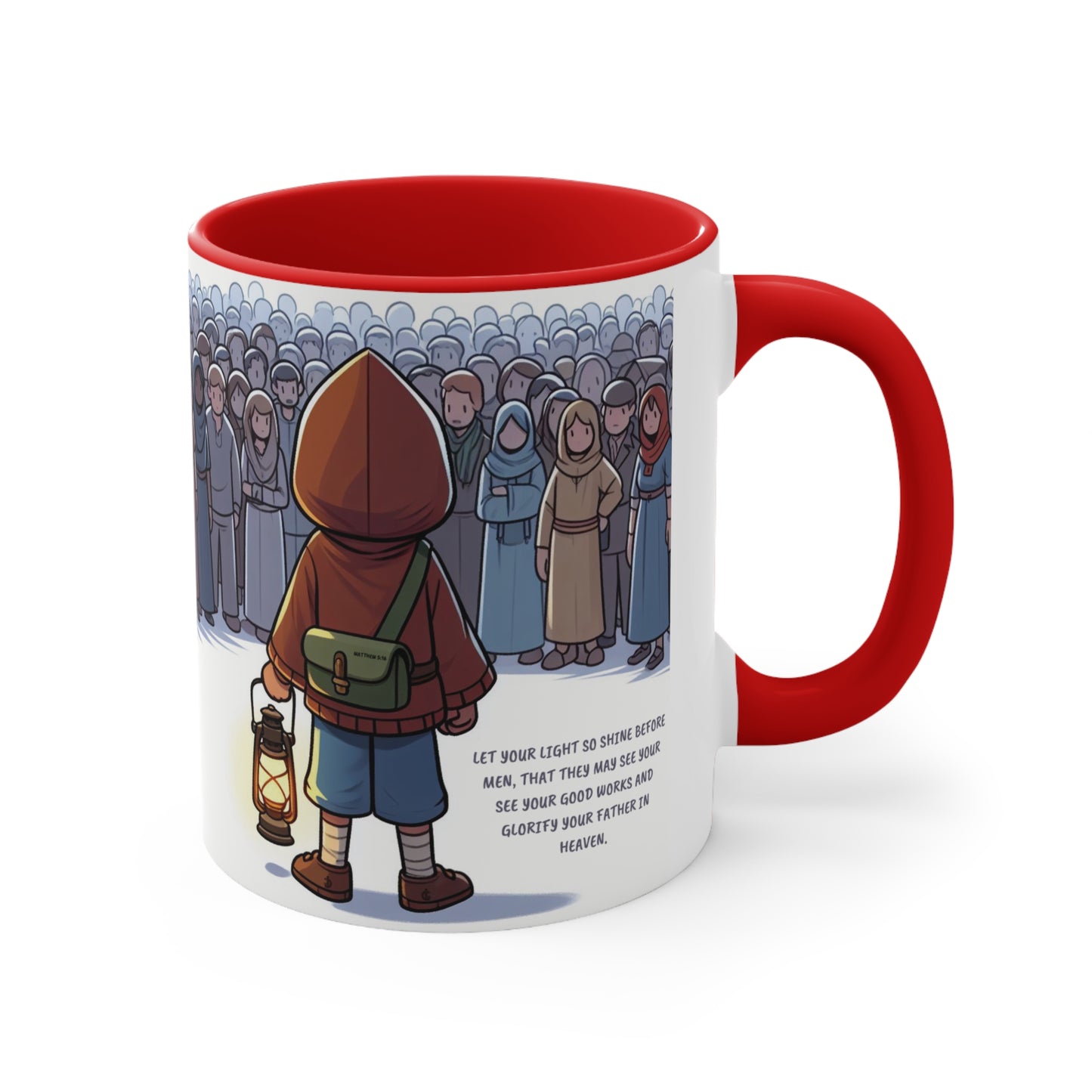 Matthew 5:16 Lantern Accent Mug