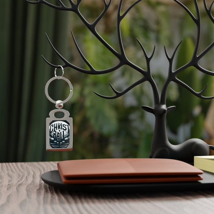 Christ + Ball Swivel Keyring