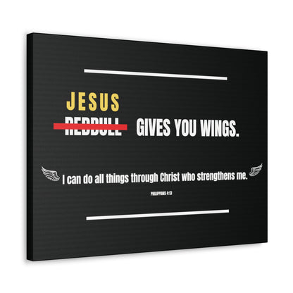 Jesus Gives You Wings Canvas