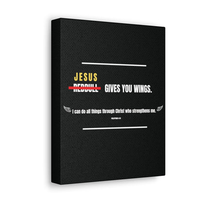 Jesus Gives You Wings Canvas