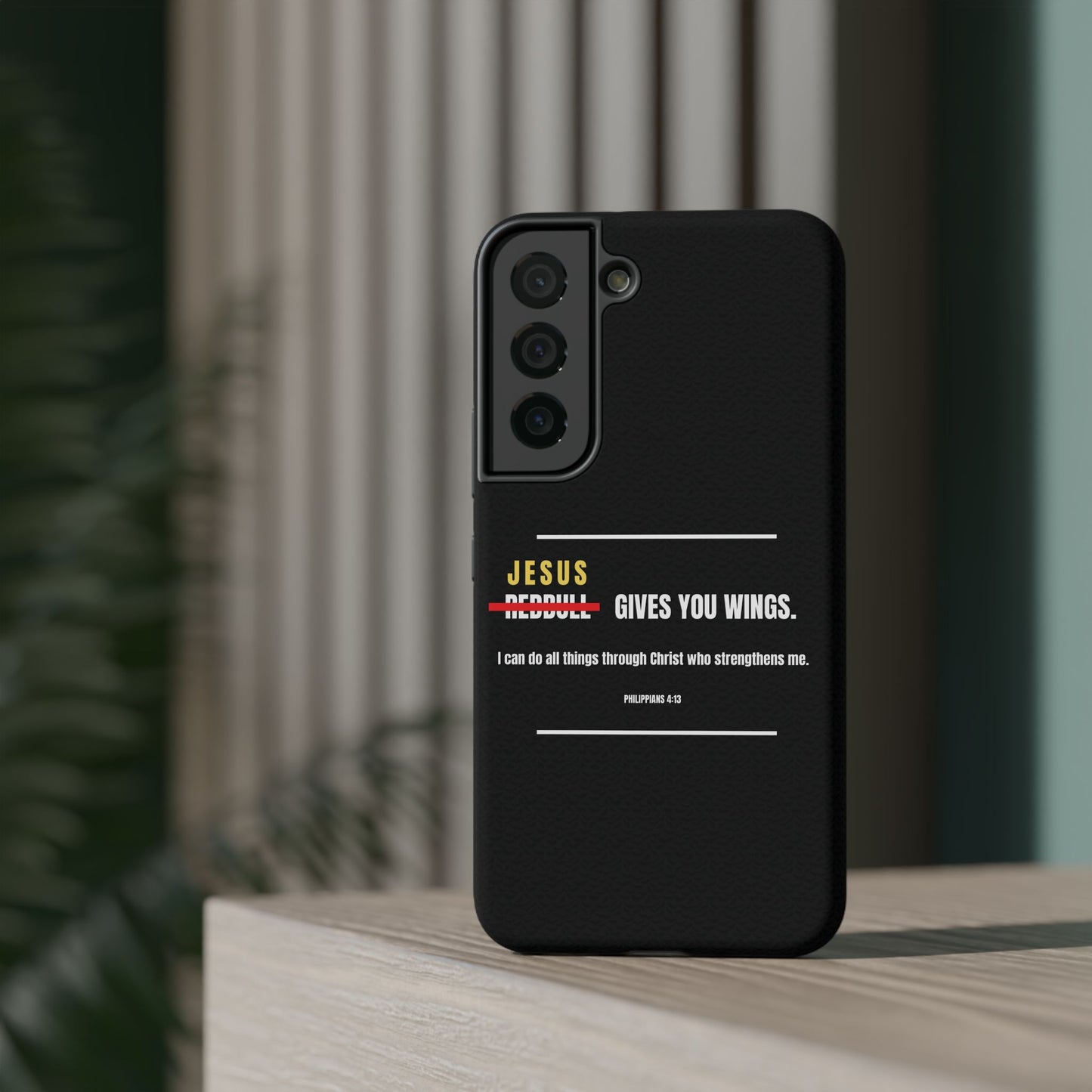 Jesus Gives You Wings Phone Case – Philippians 4:13