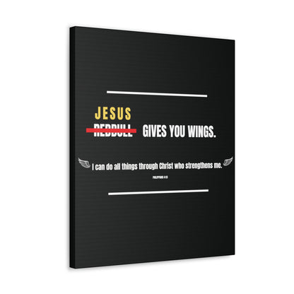 Jesus Gives You Wings Canvas