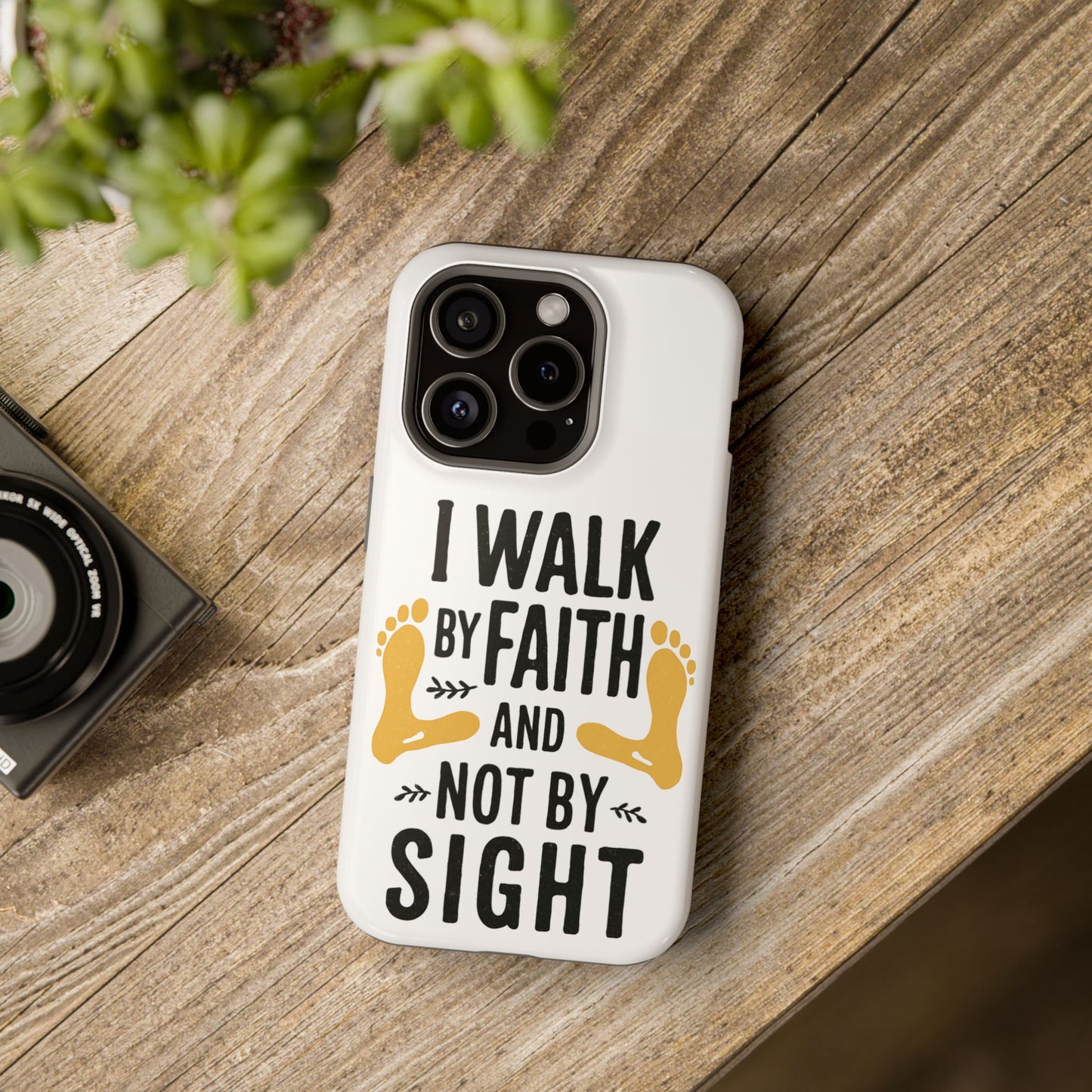 I Walk By Faith And Not By Sight Phone Case - 2 Corinthians 5:7