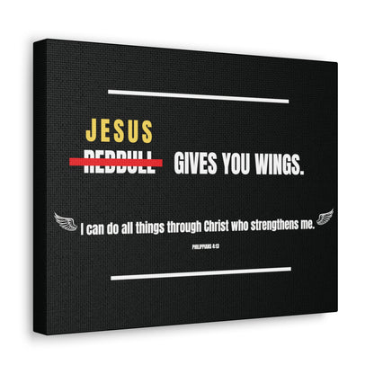 Jesus Gives You Wings Canvas