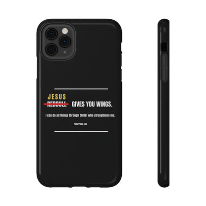 Jesus Gives You Wings Phone Case – Philippians 4:13