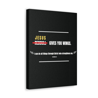 Jesus Gives You Wings Canvas