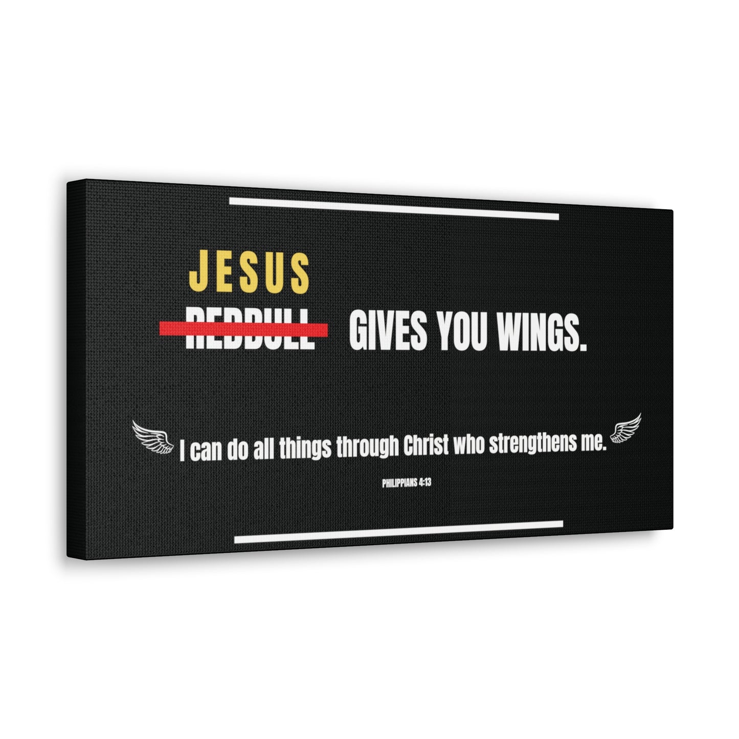 Jesus Gives You Wings Canvas