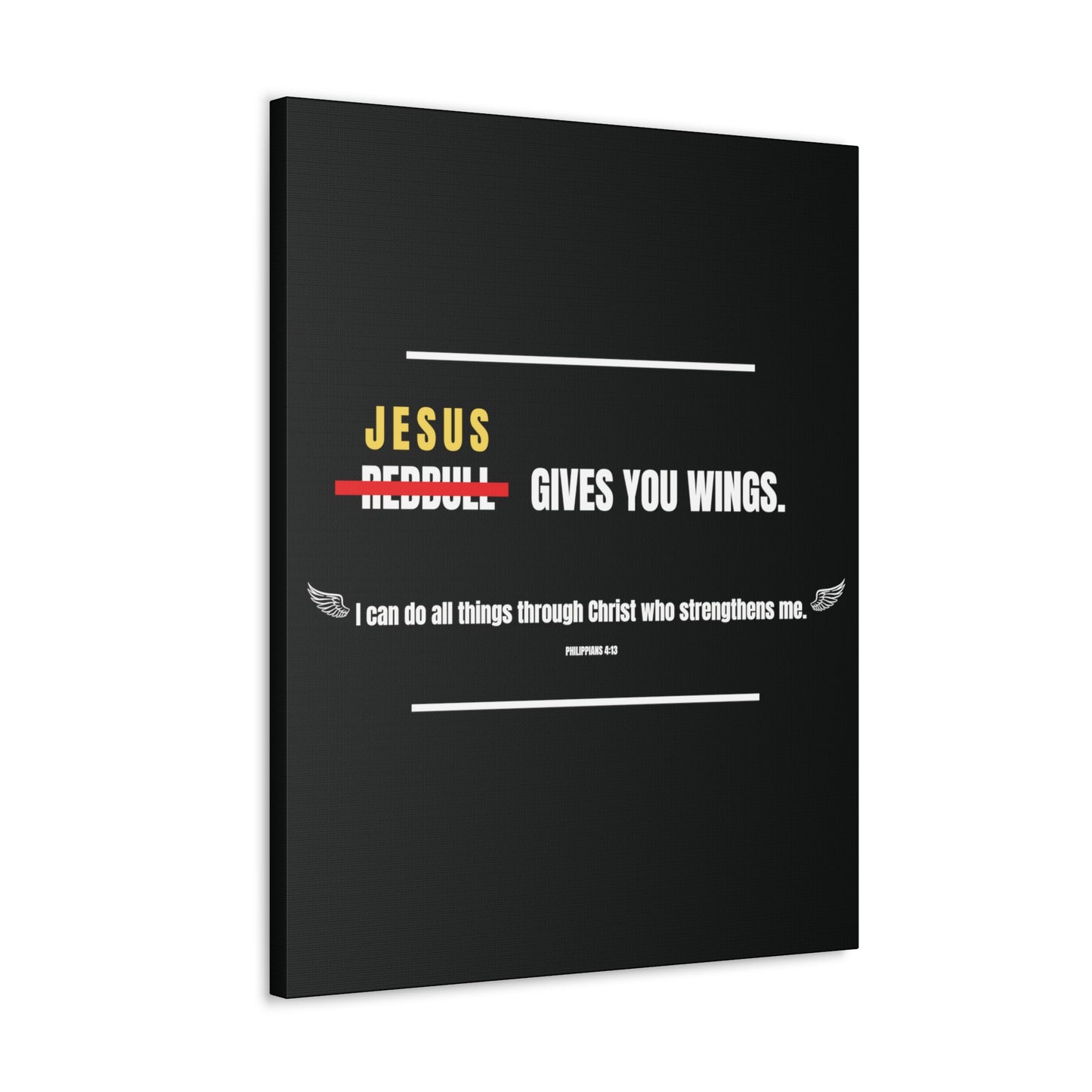 Jesus Gives You Wings Canvas