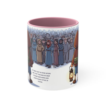 Matthew 5:16 Lantern Accent Mug