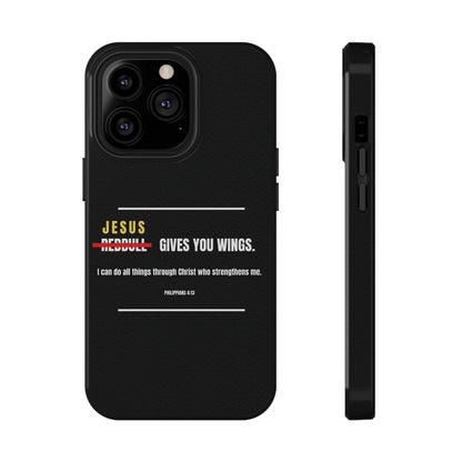 Jesus Gives You Wings Phone Case – Philippians 4:13
