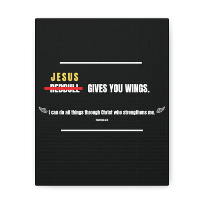 Jesus Gives You Wings Canvas