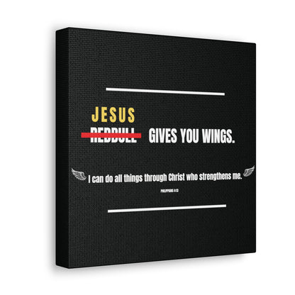 Jesus Gives You Wings Canvas