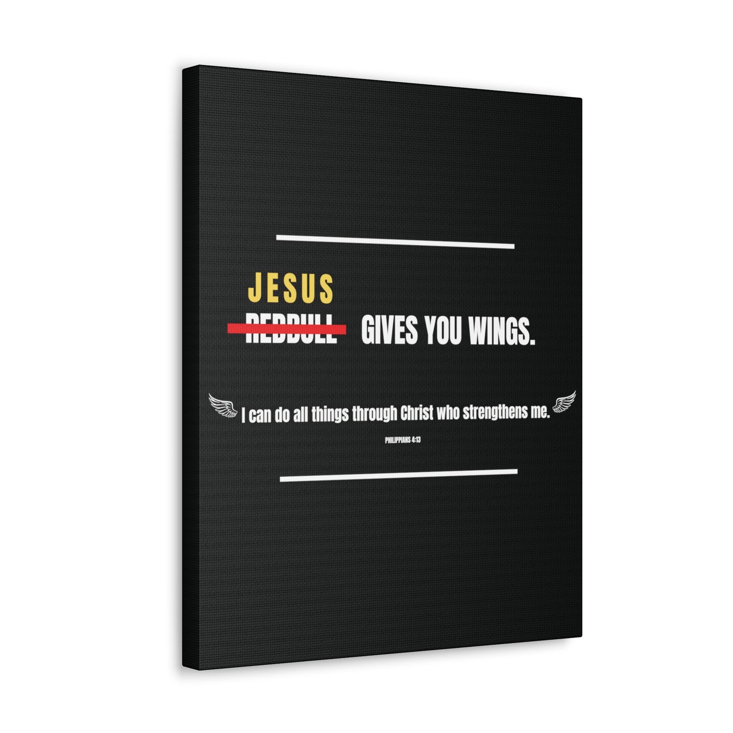 Jesus Gives You Wings Canvas