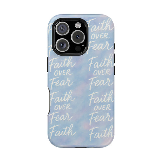 Faith Over Fear Aurora Phone Case