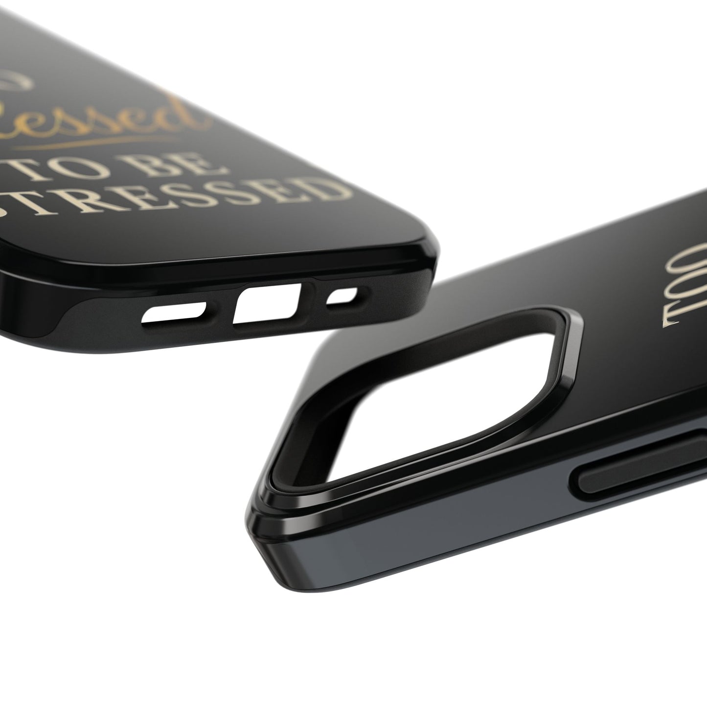 Too Blessed To Be Stressed Phone Case