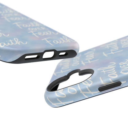 Faith Over Fear Aurora Phone Case