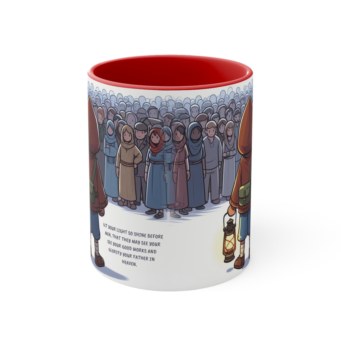 Matthew 5:16 Lantern Accent Mug