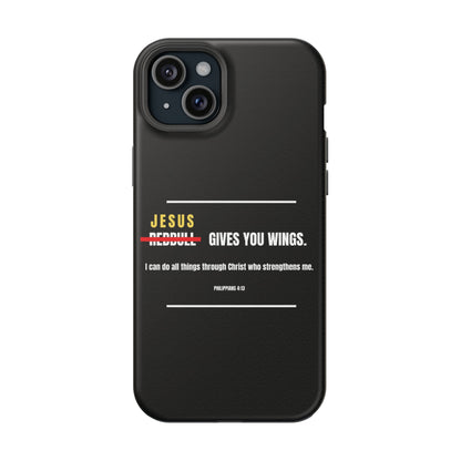 Jesus Gives You Wings Phone Case – Philippians 4:13