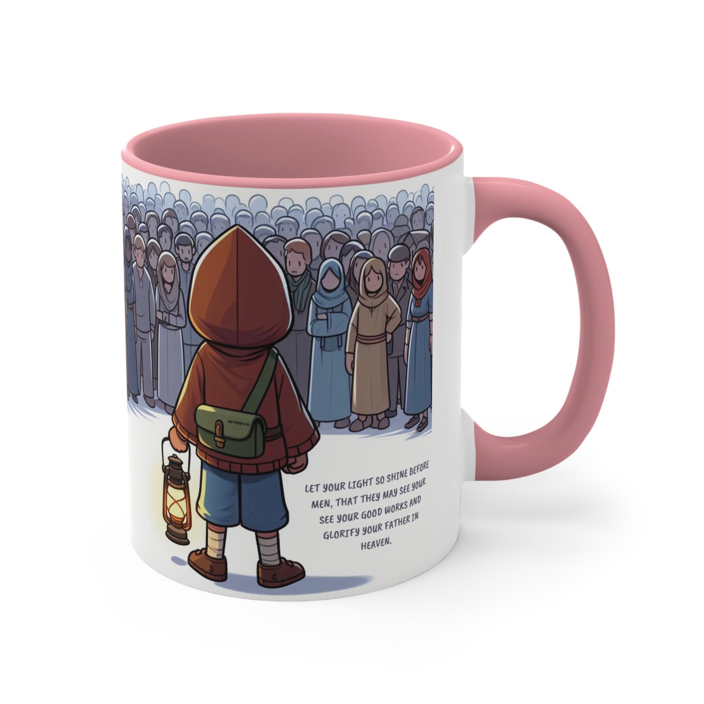 Matthew 5:16 Lantern Accent Mug