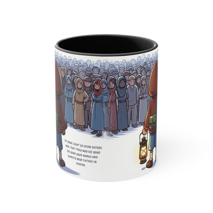 Matthew 5:16 Lantern Accent Mug