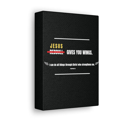 Jesus Gives You Wings Canvas