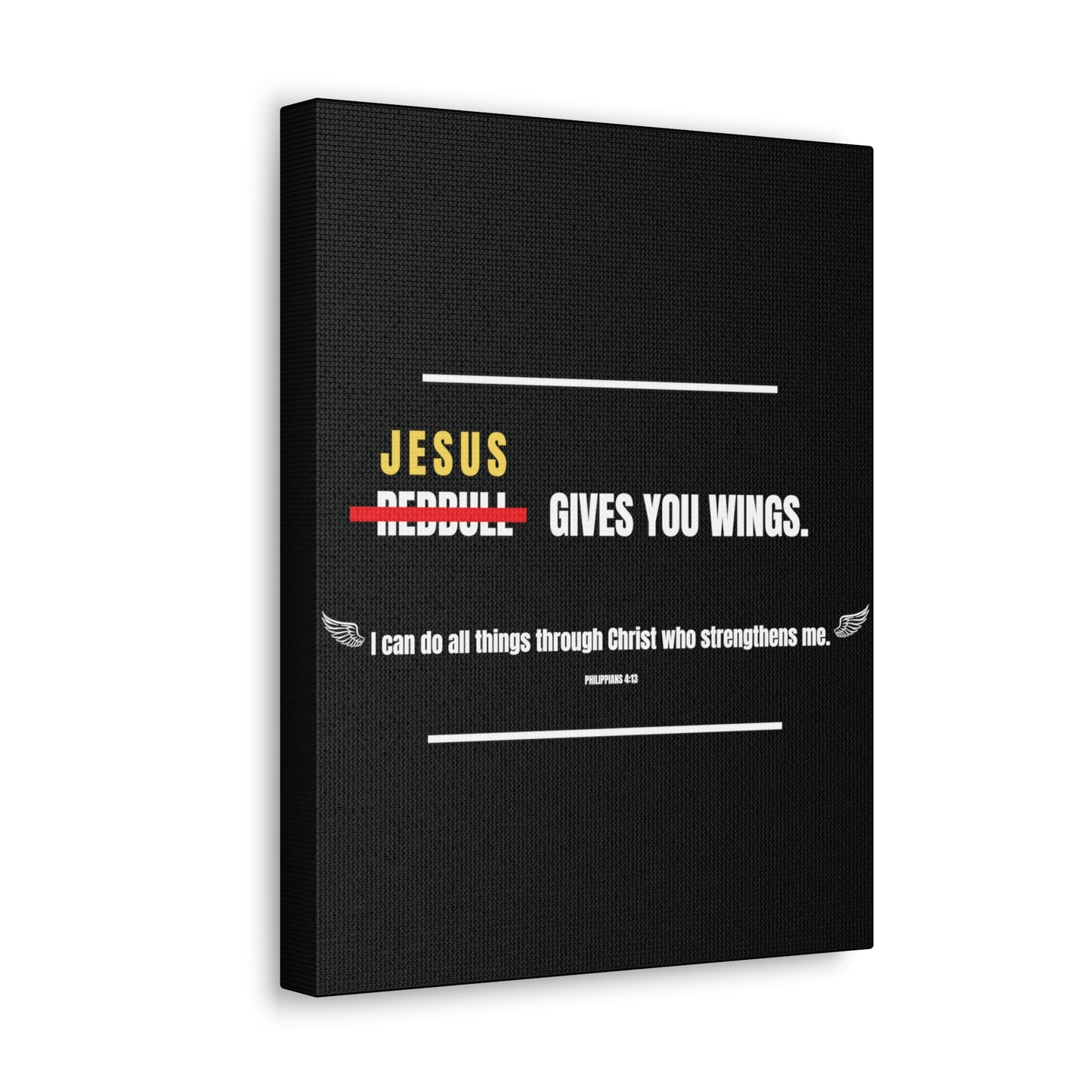 Jesus Gives You Wings Canvas