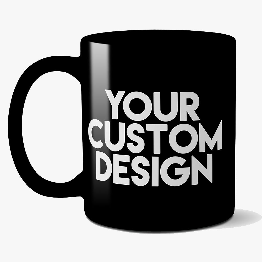 Custom Coffee Mug (Black) - Multiple Sizes