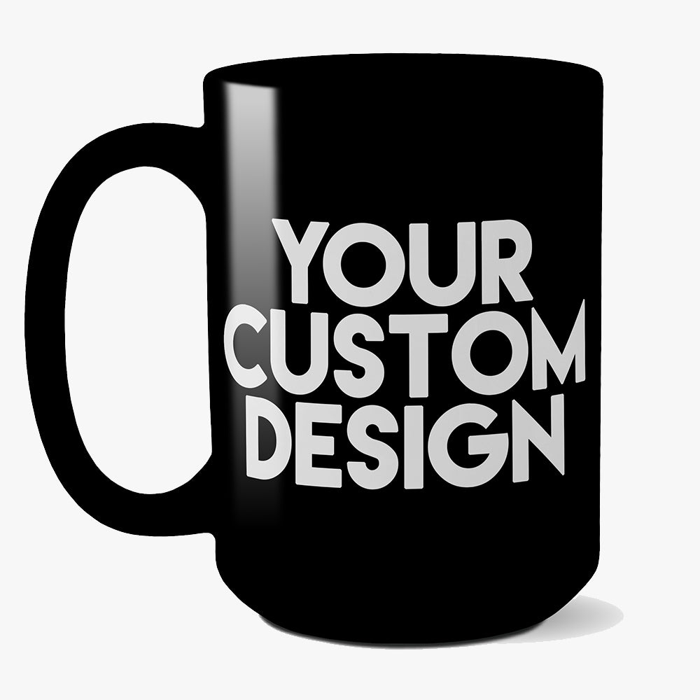 Custom Coffee Mug (Black) - Multiple Sizes