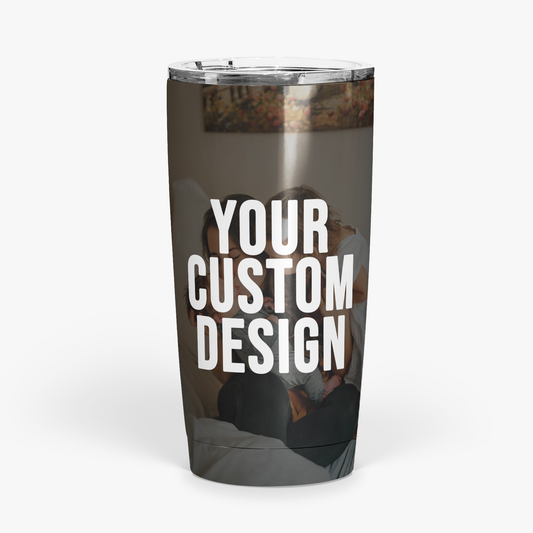 Custom Insulated Tumbler (Suction Lid) - Multiple Sizes